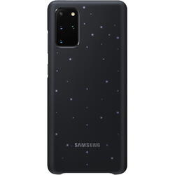 Capac protectie spate tip LED Cover Negru pentru Galaxy S20 Plus