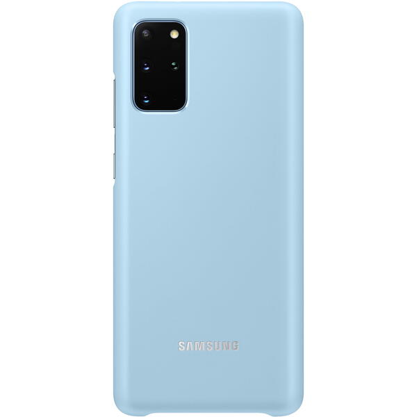 Samsung Capac protectie spate tip LED Cover Albastru Sky pentru Galaxy S20 Plus