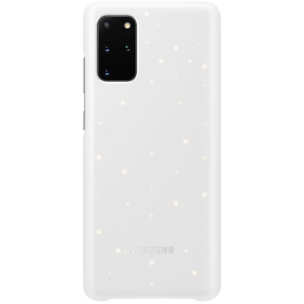 Samsung Capac protectie spate tip LED Cover Alb pentru Galaxy S20 Plus