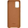 Samsung Capac protectie spate Leather Cover Maro pentru Galaxy S20 Plus