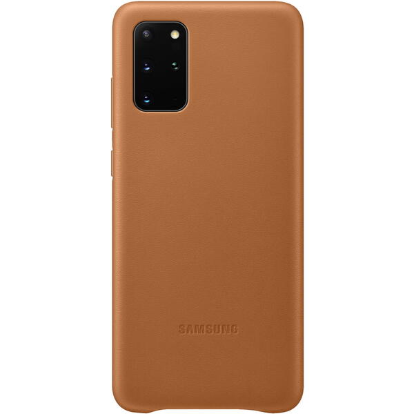 Samsung Capac protectie spate Leather Cover Maro pentru Galaxy S20 Plus