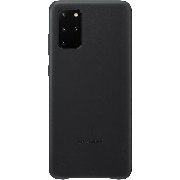 Samsung Capac protectie spate Leather Cover Negru pentru Galaxy S20 Plus