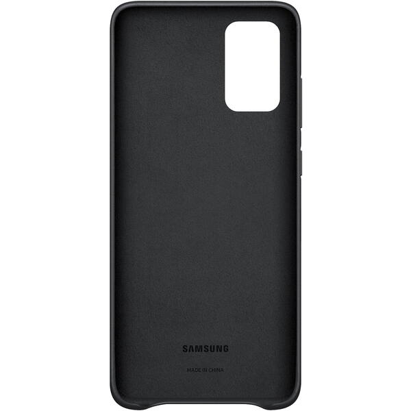 Samsung Capac protectie spate Leather Cover Negru pentru Galaxy S20 Plus