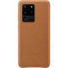 Samsung Capac protectie spate Leather Cover Maro pentru Galaxy S20 Ultra