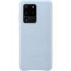 Samsung Capac protectie spate Leather Cover Albastru Sky pentru Galaxy S20 Ultra
