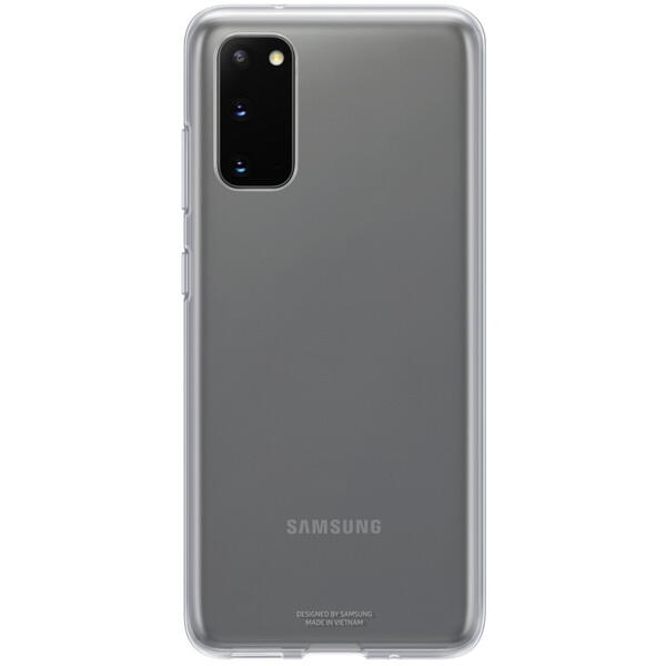 Samsung Capac protectie spate Clear Cover Transparent pentru Galaxy S20