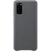 Samsung Capac protectie spate Leather Cover Gri pentru Galaxy S20