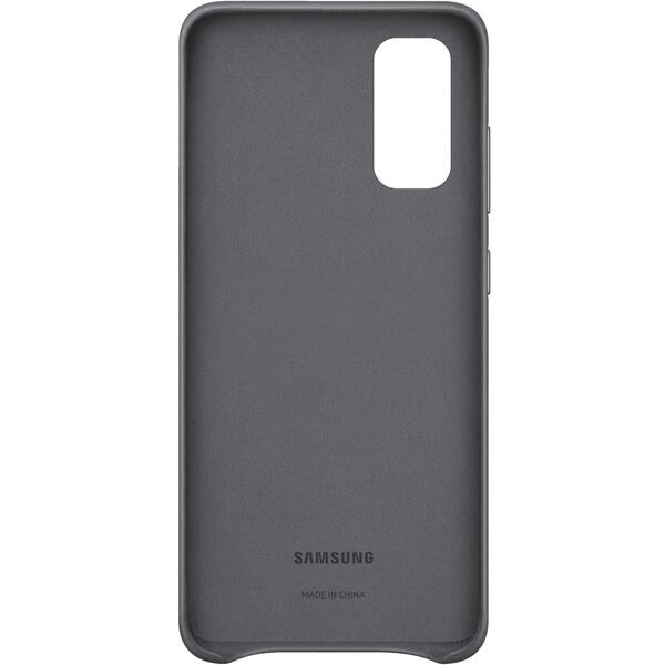 Samsung Capac protectie spate Leather Cover Gri pentru Galaxy S20