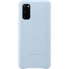 Samsung Capac protectie spate Leather Cover Albastru Sky pentru Galaxy S20