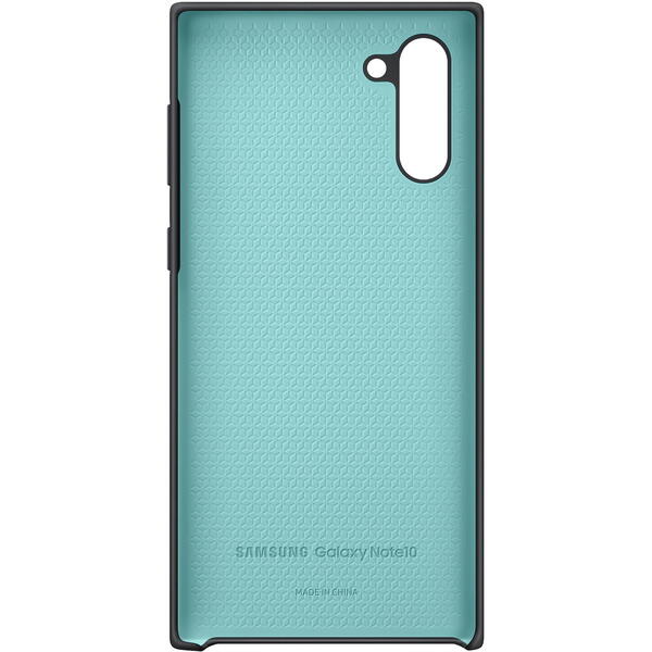 Samsung Capac protectie spate Silicone Cover, Negru pentru Galaxy Note 10