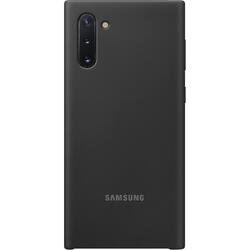 Capac protectie spate Silicone Cover, Negru pentru Galaxy Note 10