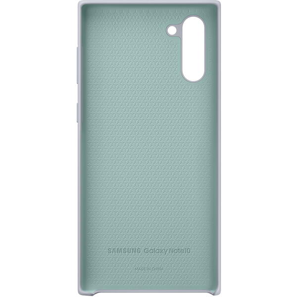 Samsung Capac protectie spate Silicone Cover, Argintiu pentru Galaxy Note 10
