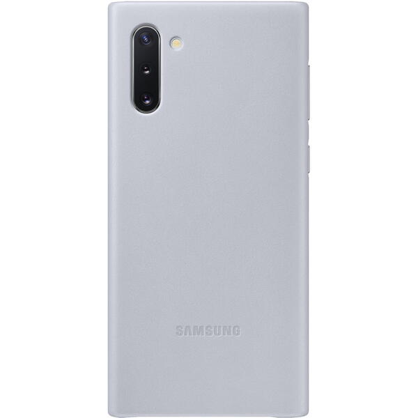 Samsung Capac protectie spate Leather Cover, Gri pentru Galaxy Note 10