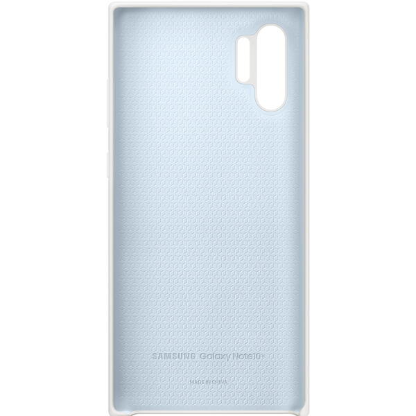 Samsung Capac protectie spate Silicone Cover, Alb pentru Galaxy Note 10 Plus