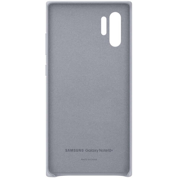 Samsung Capac protectie spate Leather Cover, Gri pentru Galaxy Note 10 Plus