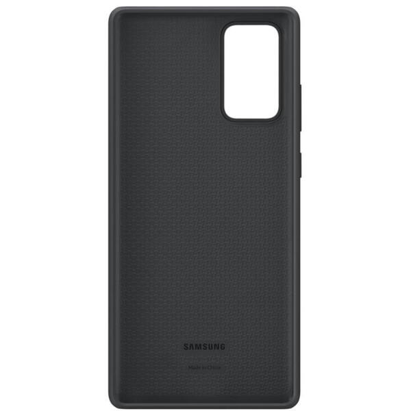 Samsung Capac protectie spate Silicone Cover, Negru pentru Galaxy Note 20