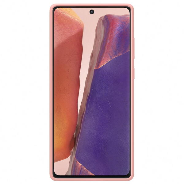 Samsung Capac protectie spate Silicone Cover, Maro Copper pentru Galaxy Note 20