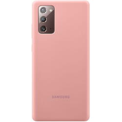 Samsung Capac protectie spate Silicone Cover, Maro Copper pentru Galaxy Note 20
