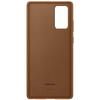 Samsung Capac protectie spate Leather Cover, Maro pentru Galaxy Note 20