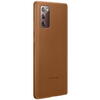 Samsung Capac protectie spate Leather Cover, Maro pentru Galaxy Note 20