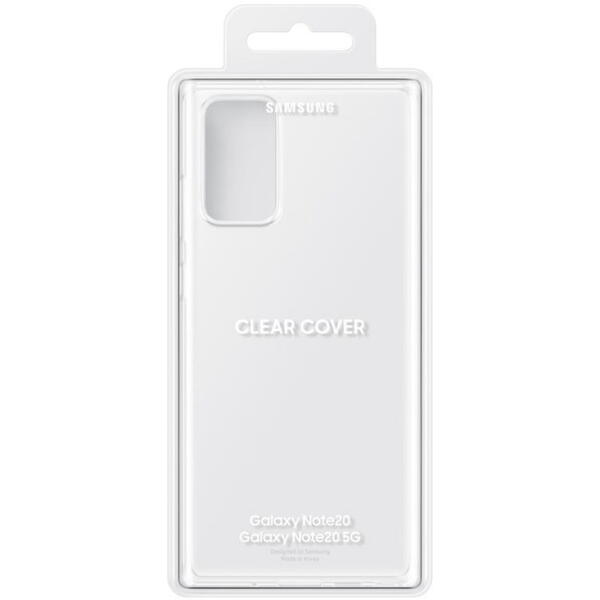 Samsung Capac protectie spate Clear Cover Transparent pentru Galaxy Note 20