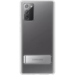 Capac protectie spate Clear Standing Transparent pentru Galaxy Note 20