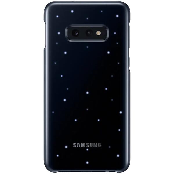 Samsung Capac spate tip LED Cover (NFC powered back cover) Negru pentru Galaxy S10e