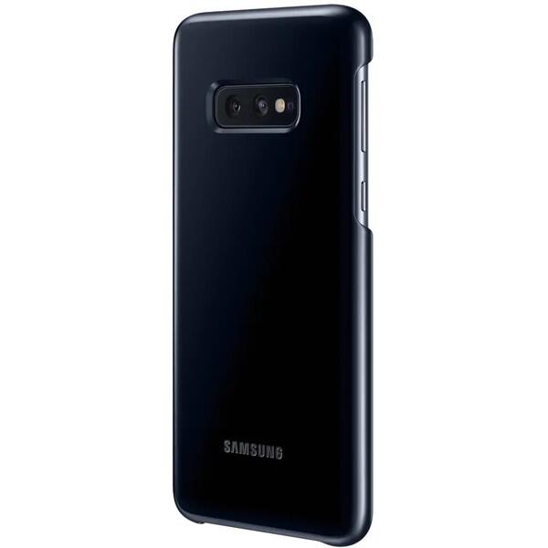 Samsung Capac spate tip LED Cover (NFC powered back cover) Negru pentru Galaxy S10e