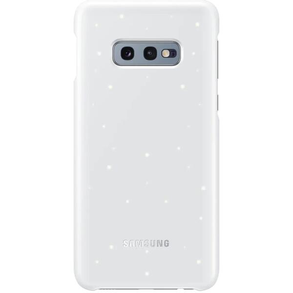 Samsung Capac spate tip LED Cover (NFC powered back cover) Alb pentru Galaxy S10e