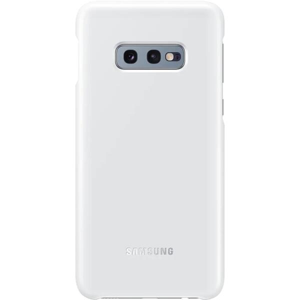 Samsung Capac spate tip LED Cover (NFC powered back cover) Alb pentru Galaxy S10e