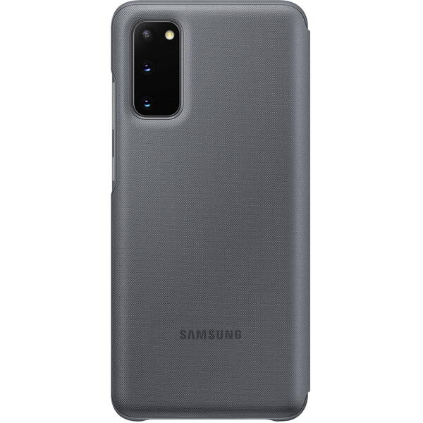 Samsung Husa tip LED View Cover Gri pentru Galaxy S20