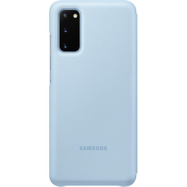 Samsung Husa tip LED View Cover Albastru Sky pentru Galaxy S20