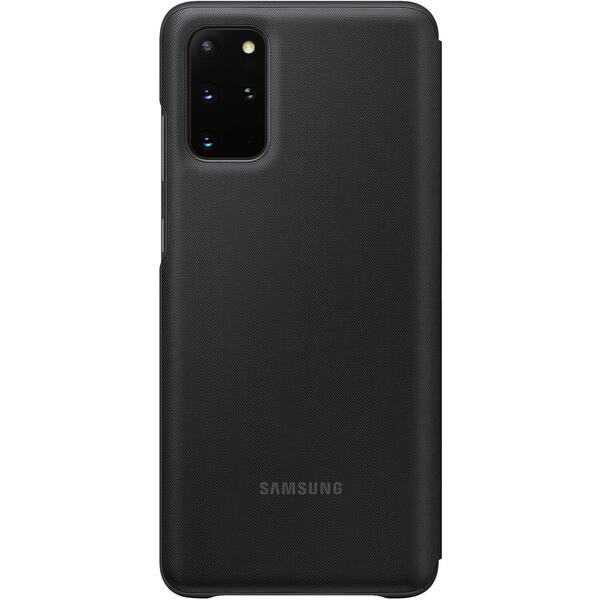 Samsung Husa tip LED View Cover Negru pentru Galaxy S20 Plus
