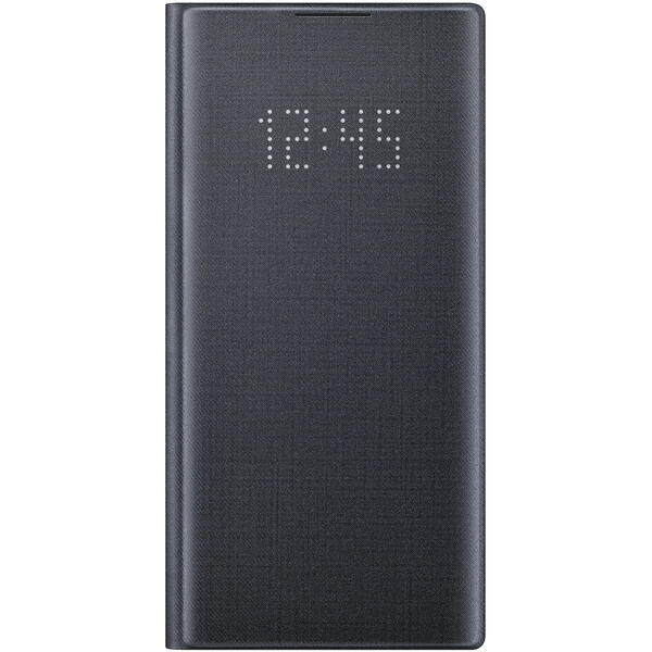 Samsung Husa tip Flip LED View Cover, Negru pentru Galaxy Note 10