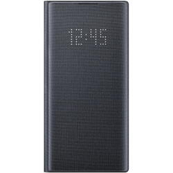 Husa tip Flip LED View Cover, Negru pentru Galaxy Note 10