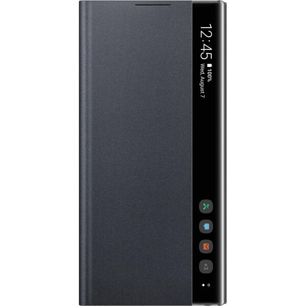 Samsung Husa Flip tip Clear View Cover Negru pentru Galaxy Note 10