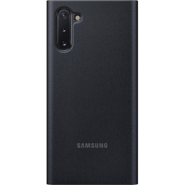 Samsung Husa Flip tip Clear View Cover Negru pentru Galaxy Note 10