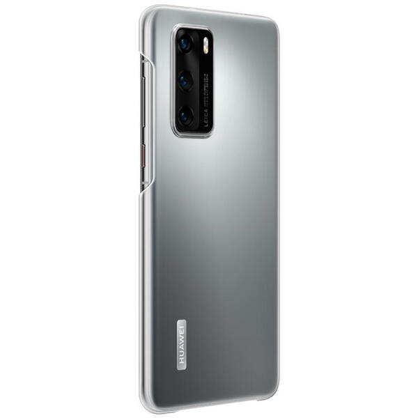 Capac protectie spate Clear Case Transparent pentru Huawei P40