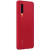 Capac protectie spate Silicone Cover Rosu pentru Huawei P30