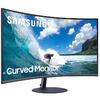 Monitor LED Samsung LC27T550FDUXEN Curbat 27 inch FHD, 75Hz, 4 ms Negru