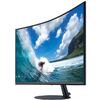 Monitor LED Samsung LC27T550FDUXEN Curbat 27 inch FHD, 75Hz, 4 ms Negru