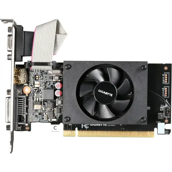 Placa video Gigabyte GeForce GT 710, 2GB DDR3, 64bit, Low Profile Rev 2.0