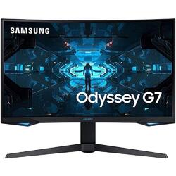 Monitor Gaming Samsung Odyssey G7 LC27G75TQSRXEN Curbat 27 inch QHD, 1ms 240Hz HDR Negru