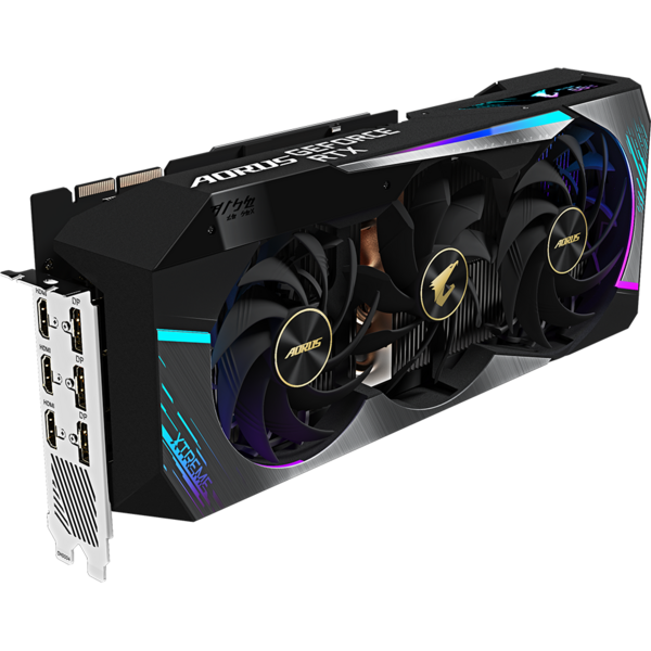 Placa video Gigabyte AORUS GeForce RTX 3090 XTREME 24GB GDDR6X 384 Bit