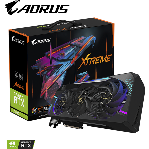 Placa video Gigabyte AORUS GeForce RTX 3090 XTREME 24GB GDDR6X 384 Bit