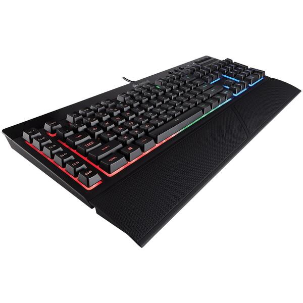 Tastatura gaming Corsair K55 RGB PRO XT, Black