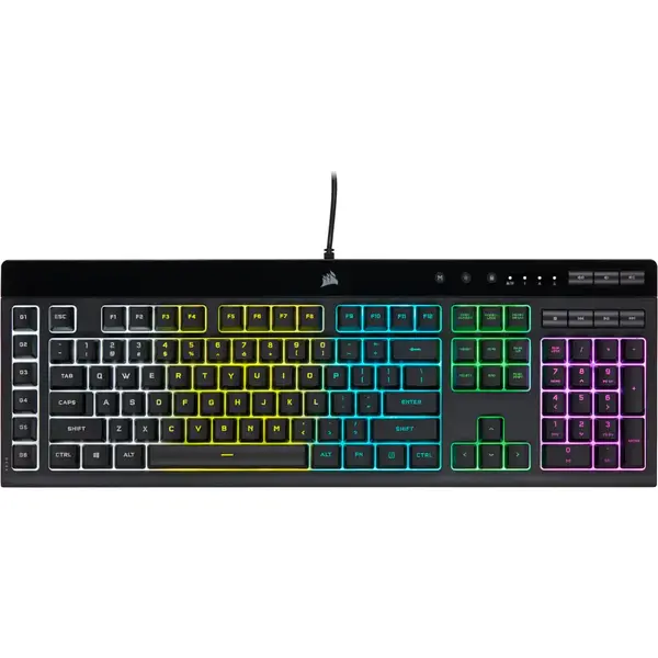 Tastatura gaming Corsair K55 RGB PRO, membrana, Black