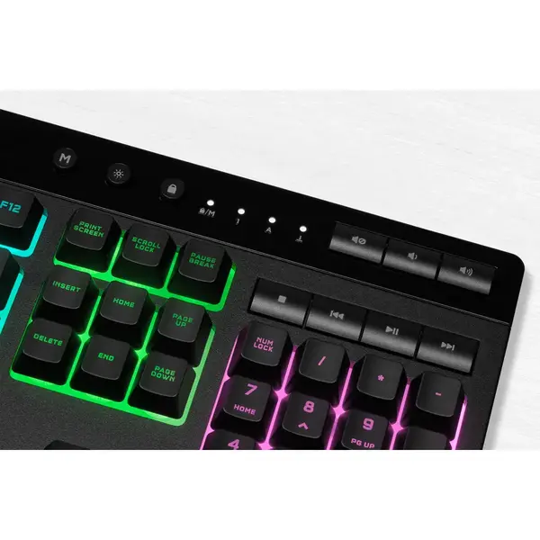 Tastatura gaming Corsair K55 RGB PRO, membrana, Black