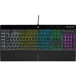Tastatura gaming Corsair K55 RGB PRO, membrana, Black