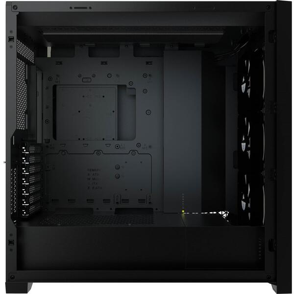 Carcasa Corsair iCUE 5000X RGB Tempered Glass Black